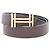 Hermès Hermes H O Carre Reversible Leather Belt for Men Brown Black - view 6