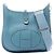 Hermès Borsa a tracolla Hermes Evelyne 3 Trois PM Blue Jean