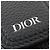 Pochette Christian Dior Beige Blu navy - vista 3