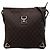 Borsa a tracolla Abbey in tela GG Gucci Marrone