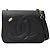 Borsa a mano Chanel in pelle nera Nero