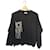 Autre Marque Moewy schwarzer Pullover Häkel-Applikation  - Ansicht 1
