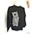 Autre Marque Moewy schwarzer Pullover Häkel-Applikation  - Ansicht 12