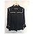Blusa Zara Nera con Dettagli Testurizzati Nero - vista 2
