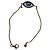 Autre Marque Lito Bracciale Petit Blue Evil Eye in Oro Giallo e Zaffiri Bianco D'oro