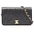 Bolso de hombro Chanel Mini Matelassé Turnlock Negro