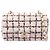 Borsa a Spalla Chanel Mini Matelassé 20 Nero Rosa Bianco