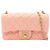 Borsa a tracolla Chanel Mini Matelassé 20 in agnello rosa