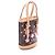 Borsa Louis Vuitton LV x TM Nano Bucket Monogram Cherry Blossom Marrone Multicolore - vista 2