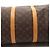 Borsa Boston Louis Vuitton Keepall 50 Monogram Marrone Monogramma - vista 8