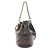 Borsa 2-Way Canoe Monogram Louis Vuitton Marrone Nero