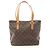 Louis Vuitton Cabas Piano Monogram Schultertasche Braun