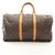 Borsa Boston Louis Vuitton Keepall 50 Marrone