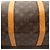 Borsa Boston Louis Vuitton Keepall 50 Marrone - vista 7