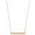 Ginette NY Collana Baguette on Chain in oro giallo 18K D'oro