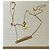 Ginette NY Collana Baguette on Chain in oro giallo 18K D'oro - vista 3