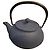 Autre Marque Iwachu Blue Cast Iron Teapot with Floral Pattern