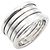 Bulgari Anello Bvlgari B-zero1 4-Band in oro bianco 18K Argento
