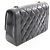 Borsa a Spalla Chanel Matelassé Diana Flap Nero - vista 2