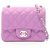 Borsa a Spalla Chanel Mini Matelassé Porpora