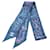 Foulard in seta Chanel Coco Mark Multicolore Blu navy  - vista 1