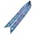 Foulard in seta Chanel Coco Mark Multicolore Blu navy  - vista 2