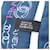 Foulard in seta Chanel Coco Mark Multicolore Blu navy  - vista 5