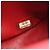 Mini borsa a tracolla 2-way Chanel Top Handle Chevron V-Stitch Rosso - vista 5