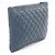 Chanel Boy Second Bag Clutch Handtasche Marineblau - Ansicht 2