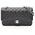 Borsa a tracolla Chanel Matelassé Double Flap Nero