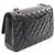 Timeless Borsa a tracolla Chanel Matelassé Double Flap Nero - vista 2