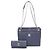 Borsa a tracolla Chanel Matelassé in pelle Caviar Blu navy
