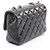 Borsa a tracolla Chanel Matelassé in agnello Nero - vista 2