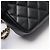 Borsa Chanel Matelassé in agnello nero - vista 8