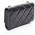 Borsa a mano Chanel Matelassé in pelle nera Nero - vista 2