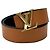 Louis Vuitton Men's Reversible Leather Belt Brown Black Golden - view 2