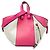 Borsa a mano piccola Loewe Anagram Hammock Rosa Bianco