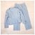 Armani Collezioni Tailleur Pantalone in Lino e Seta Azzurro Blu chiaro - vista 6