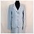 Armani Collezioni Tailleur Pantalone in Lino e Seta Azzurro Blu chiaro - vista 8