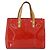 Borsa Louis Vuitton Reade Monogram Vernis PM Rosso - vista 2