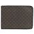 Borsa Louis Vuitton Monogram Pochette Documents Marrone