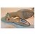 Marc Jacobs Slingback-Sandalen Hellblau Canvas Strass - Ansicht 4