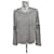 Bellerose feiner Pullover grau Baumwolle Leinen Dunkelblau