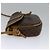 Céline Celine Vintage Macadam Canvas Small Marrone - vista 3