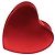 Saint Laurent Love Heart Chain Leather Mini Rosso - vista 2