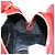 Saint Laurent Love Heart Chain Leather Mini Rosso - vista 5