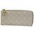 Cartera Gucci Interlocking G con cierre de cremallera (Outlet) de cuero larga Beige