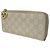 Cartera Gucci Interlocking G con cierre de cremallera (Outlet) de cuero larga Beige - vista 3