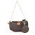 Borsa a tracolla Louis Vuitton Multi Pochette Accessoires Marrone Cachi