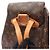 Zaino/Borsa Louis Vuitton Montsouris MM Monogram Marrone - vista 12